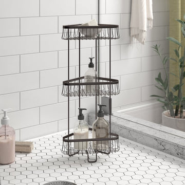Gannew Bronze Freestanding Shower Caddy